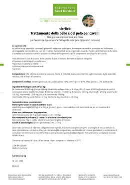 tierlieb Trattamento della pelle e del pelo per cavalli 2 kg