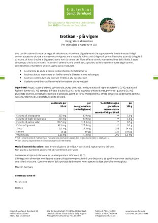 Erotisan - più vigore 3 x 1 litro 3 litro