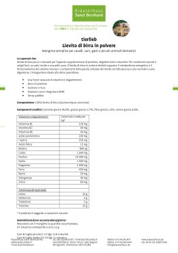 tierlieb Lievito di birra in polvere 600 g
