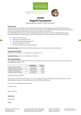 tierlieb Magenfit-Basenpulver 100 g