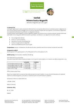 tierlieb Polvere basica Magenfit 100 g