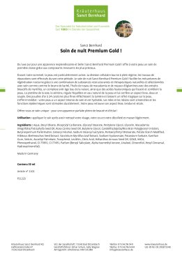 Soin de nuit Premium Gold ! 50 ml