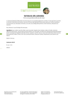 Gel doccia alla calendula 250 ml