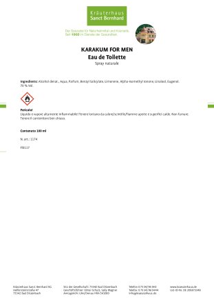 KARAKUM FOR MEN Eau de Toilette spray 100 ml