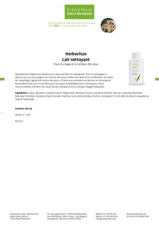 Herbavitan Set de Soins 4 pièce
