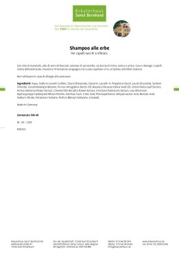 Shampoo alle erbe 500 ml