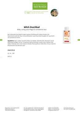 Milch-Duschbad 250 ml