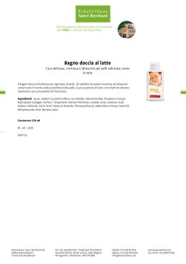 Bagno doccia al latte 250 ml