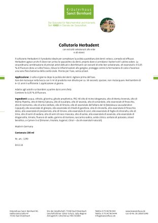 Collutorio Herbadent 200 ml