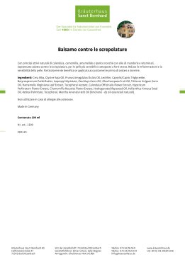 Balsamo contro le screpolature 100 ml