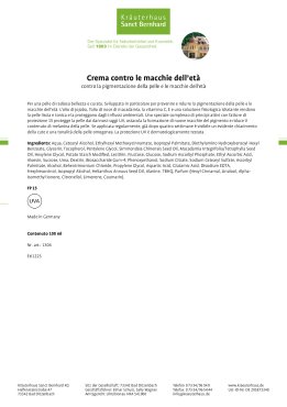 Crema contro le macchie dell'età  100 ml