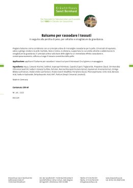 Balsamo per rassodare i tessuti 200 ml