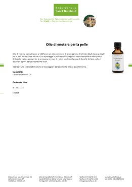 Olio di enotera per la pelle 30 ml