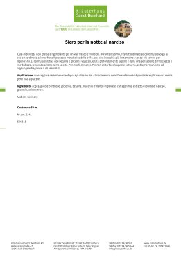 Siero per la notte al narciso 50 ml