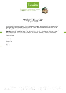 Thymus-Pflegeset 3 Stück
