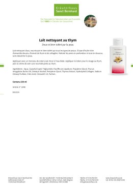 Set au Thym 3 pièce