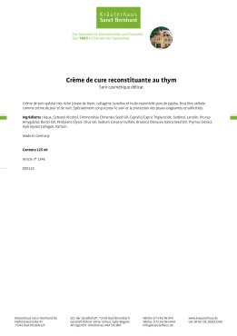Set au Thym 3 pièce