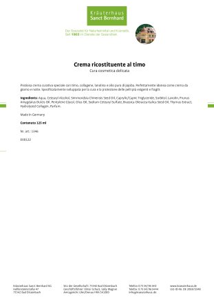 Set curativo al timo 3 pezzo