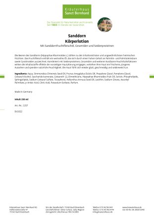 Sanddorn-Pflegeset 3 Stück