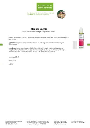 Olio per unghie 10 ml