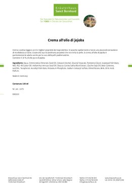 Crema all'olio di jojoba 100 ml