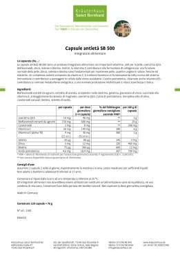 Capsule antietà  SB 500 120 capsule