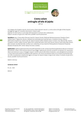 Set solare all'olio di jojoba 3 pezzo