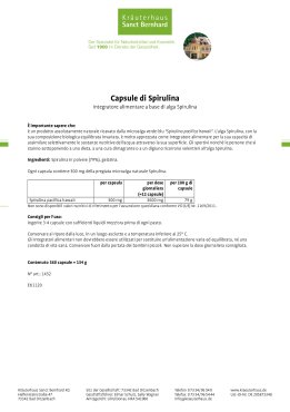 Capsule di Spirulina 3x 360 capsule 1080 capsule