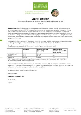 Capsule di Shilajit 180 capsule