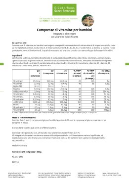 Compresse di vitamine per bambini 240 compresse