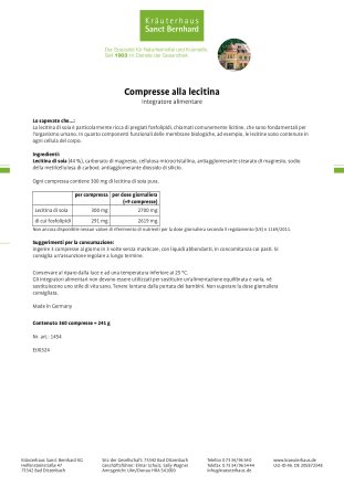 Compresse alla lecitina 360 compresse