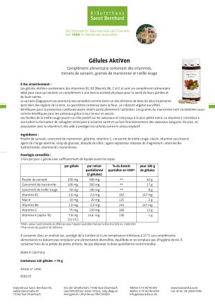 Gélules AktiVen 120 gélules