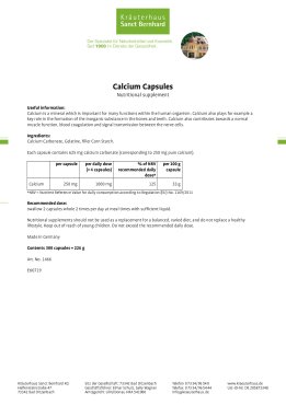 Calcium Capsules 300 capsules