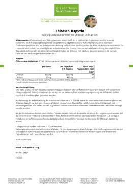 Chitosan-Kapseln