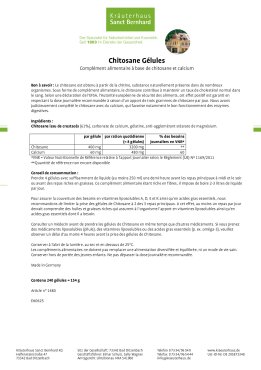 Chitosane Gélules