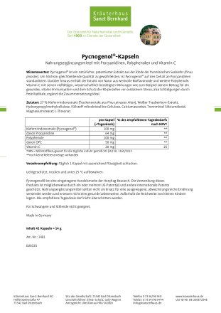 Pycnogenol®-Kapseln