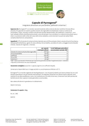 Capsule di Pycnogenol®