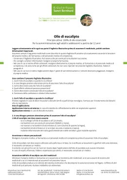 Olio di eucalipto / olio essenziale 30 ml