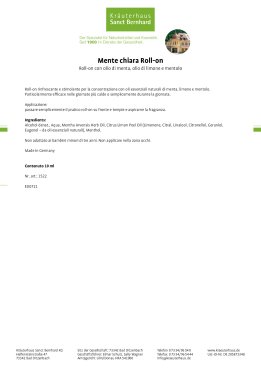 Mente chiara Roll-on 10 ml