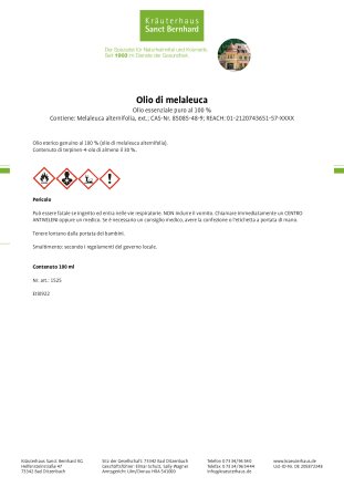 Olio di tea tree / olio essenziale 100 ml 100 ml