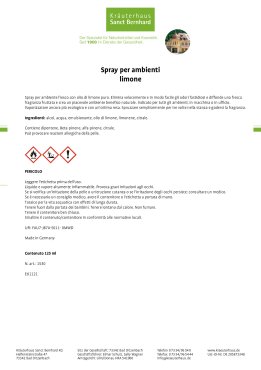 Spray per ambienti limone 125 ml