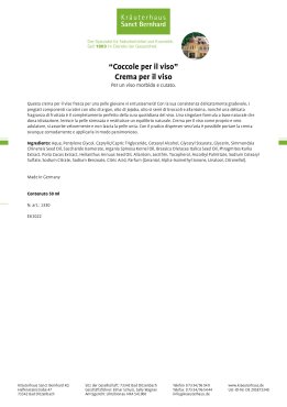 Set coccole per il corpo