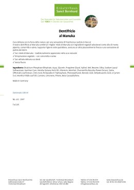 Dentifricio al Manuka 100 ml