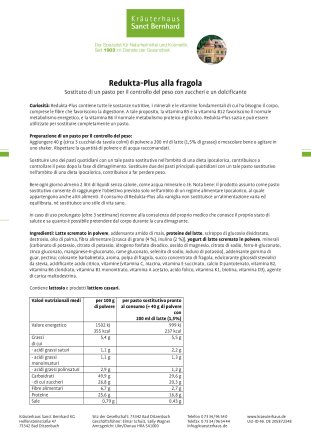 Redukta-Plus alle fragola 1,2 kg 1200 g