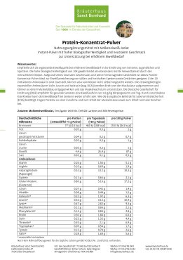 Protein-Konzentrat-87 Pulver 350 g