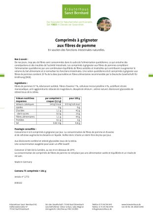 Redukta-PLUS Cappuccino  3x + 1x Comprimés à  grignoter aux fibres pomme 4 pièce