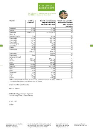 Redukta-Plus alla vaniglia 600 g