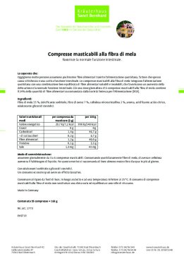Redukta-PLUS 3x + 1x Compresse di fibra di mela 3 pezzo
