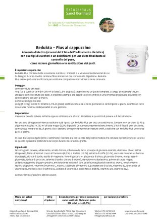 Redukta-PLUS Cappuccino pachetto conveniente 1200 g