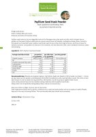 Psyllium Seed Husk Powder 400 g